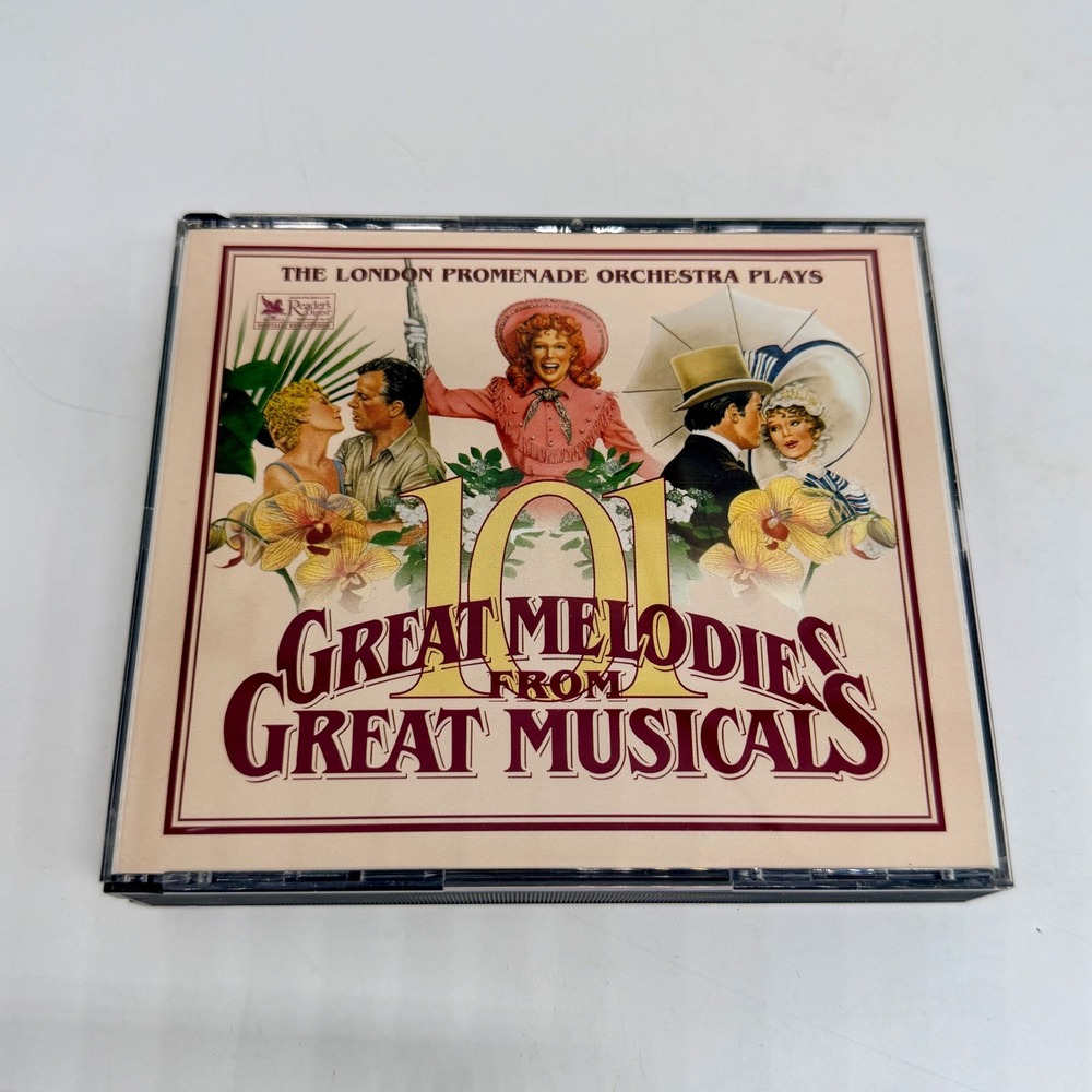Readers Digest‎ 101 Great Melodies from Great Musicals 4 CD Box Set 1996 027B